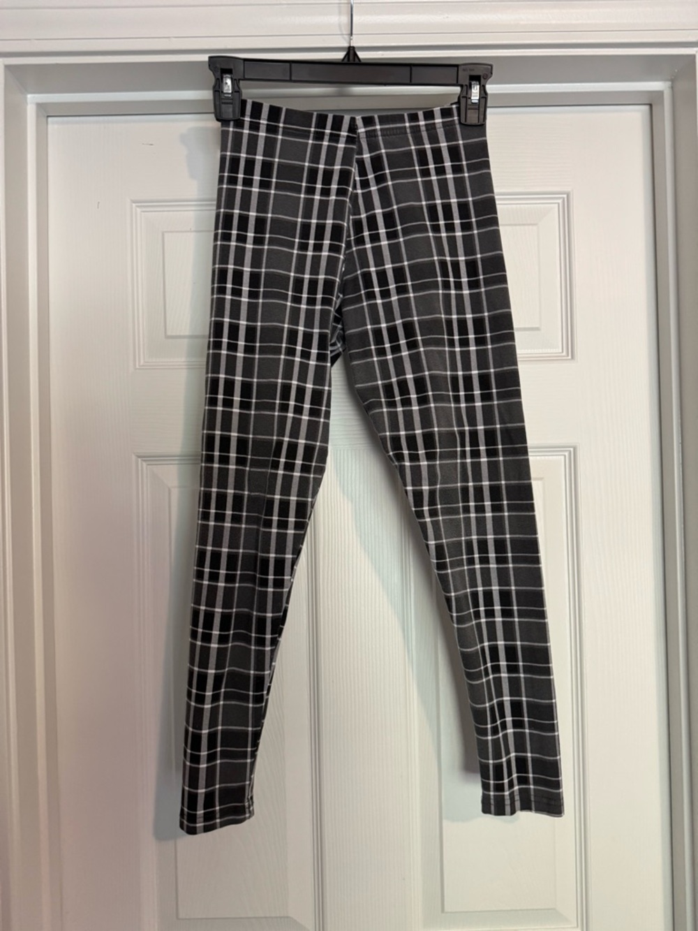 Primark Black and White Plaid Kids Leggings